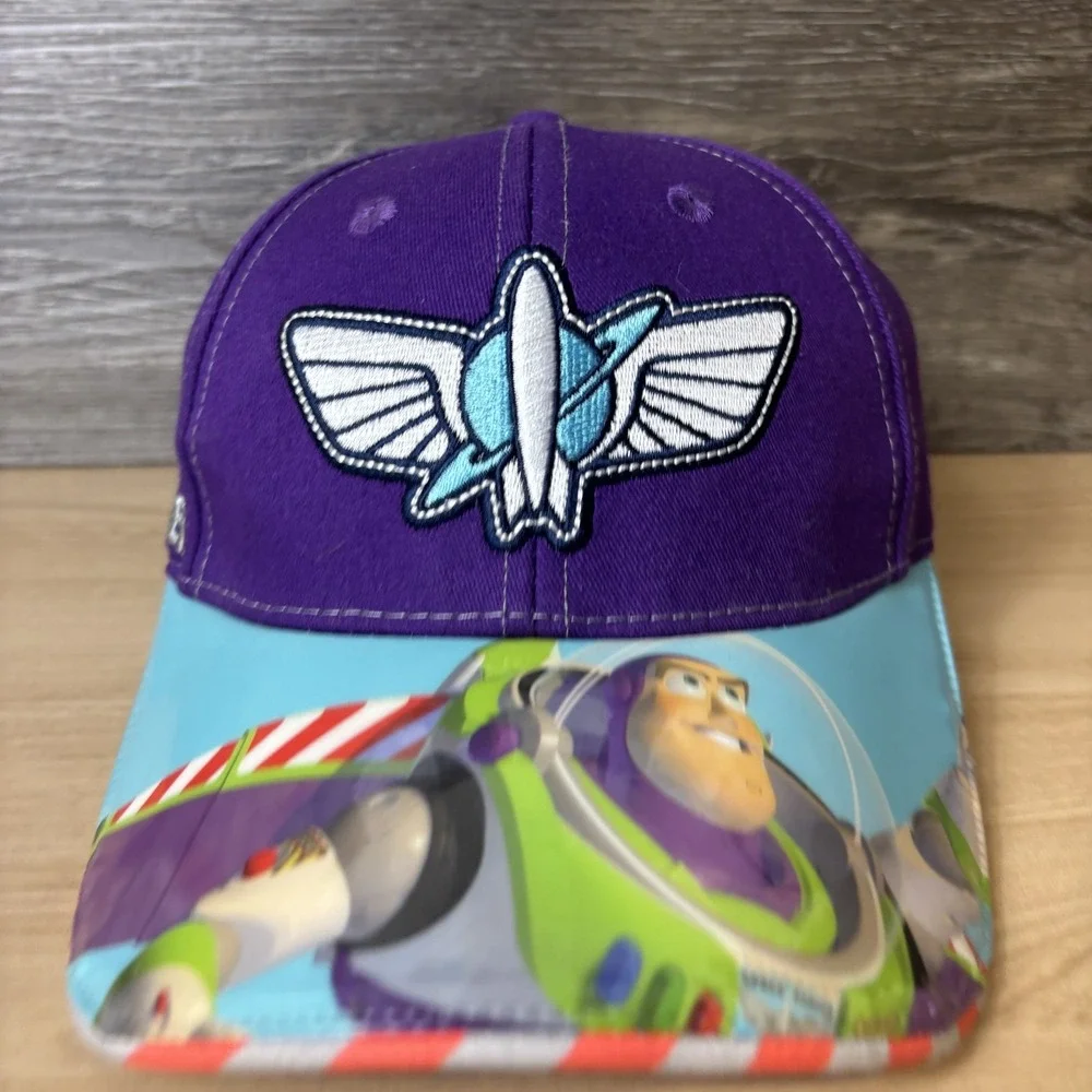 Disney On Ice Hat Cap Strap Back Youth Purple Blue Buzz Lightyear Space Ranger